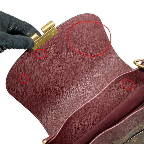 Louis Vuitton Olympe Monogram Leather Handbag Brown - Picture 14 of 16